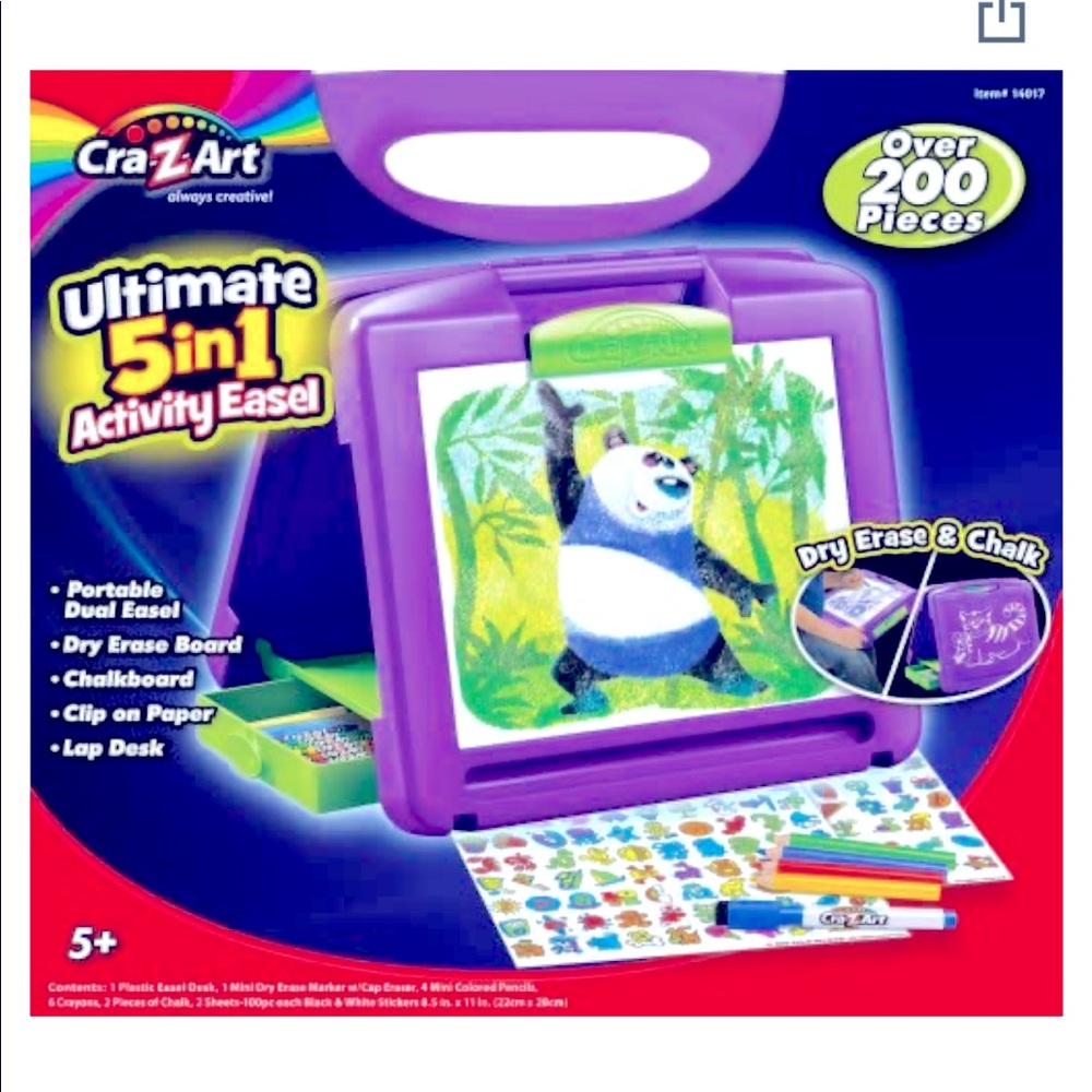 NIB Cra-Z-Art 5-in-1 Ultimate Activity Easel